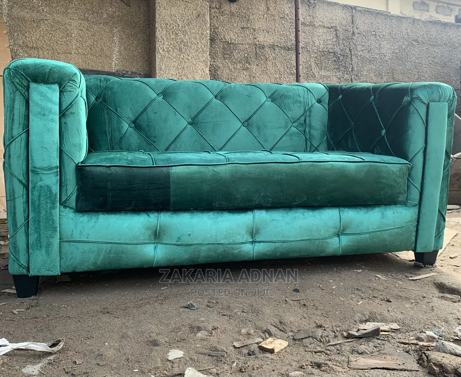2in1 Sofa Green
