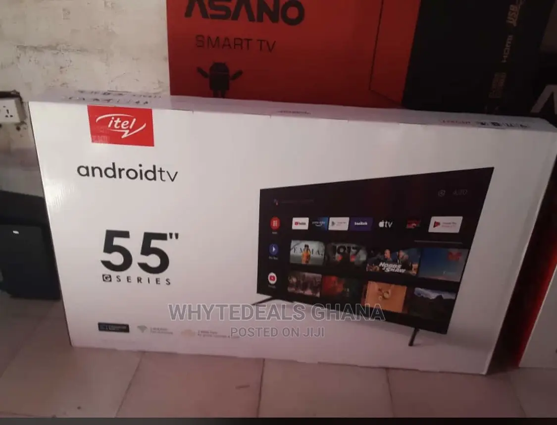 Itel 55" Uhd 4k Hdr Bluetooth Android Smart Led Tv| Voice Control|2025
