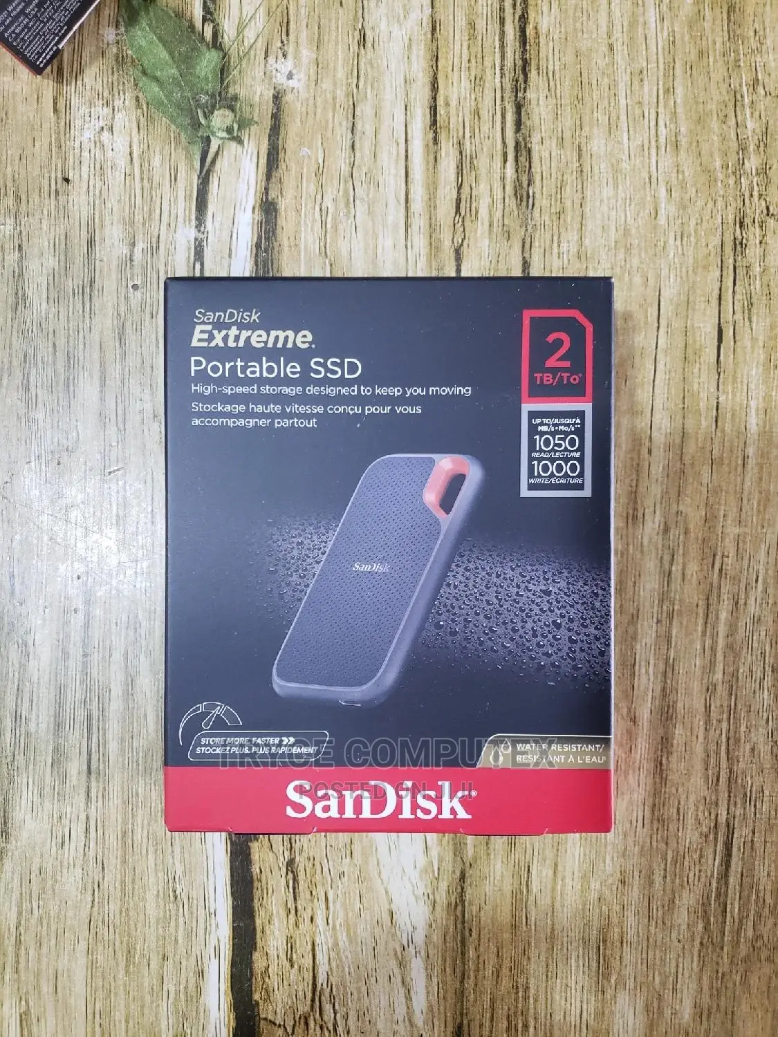 2tb Sandisk Extreme Portable External SSD-Up to 1050mb/S