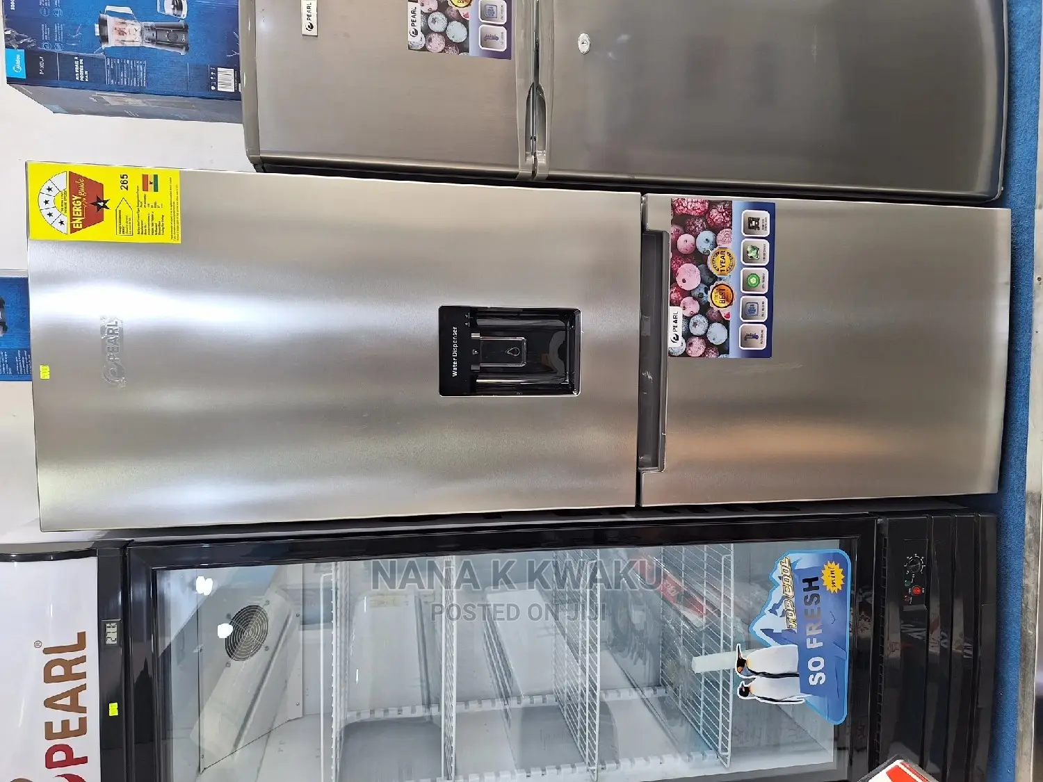 WD Pearl_pf405 Double Door Fridge