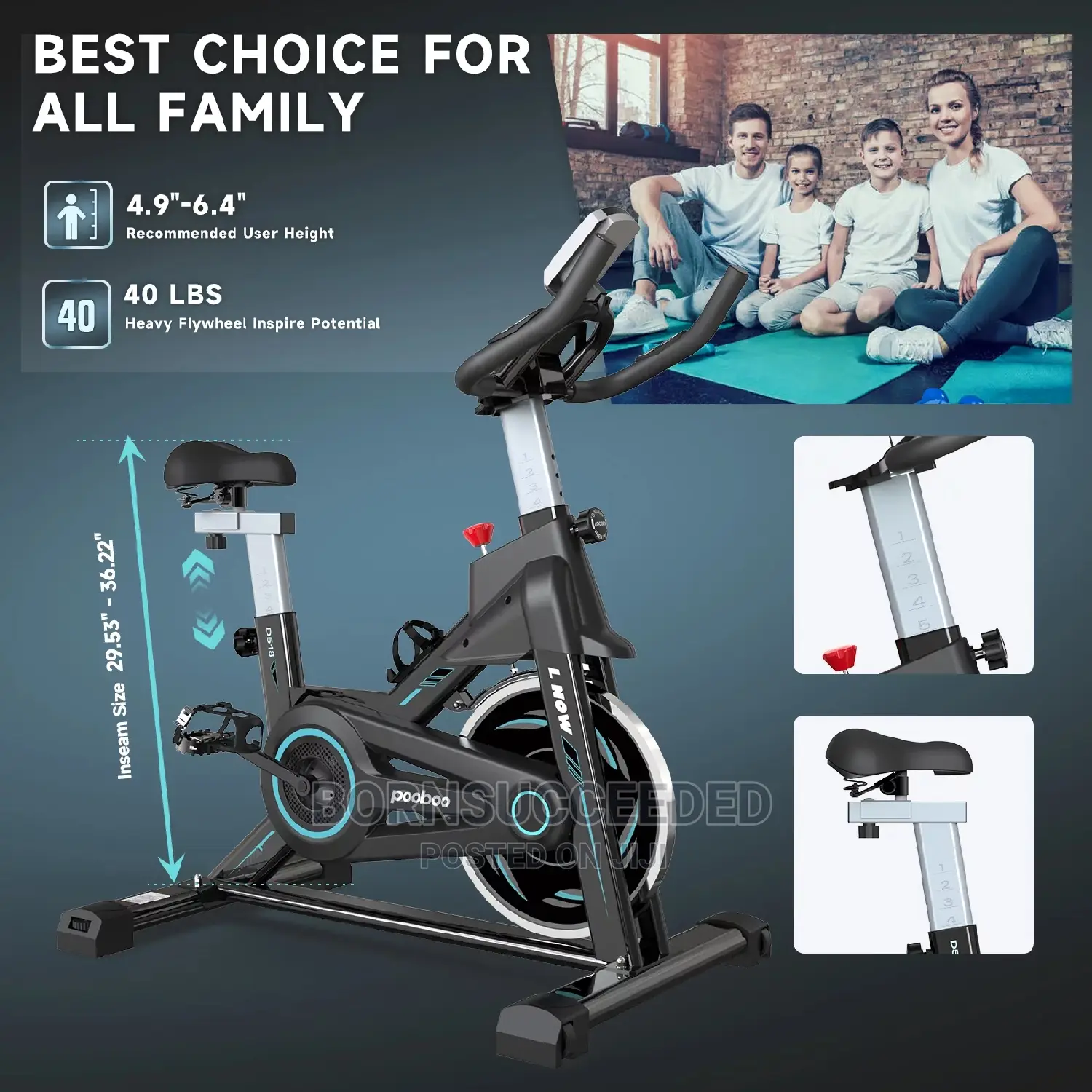 150kg Indoor Cycling Bike Stationary Magnetic Exercise Bikes