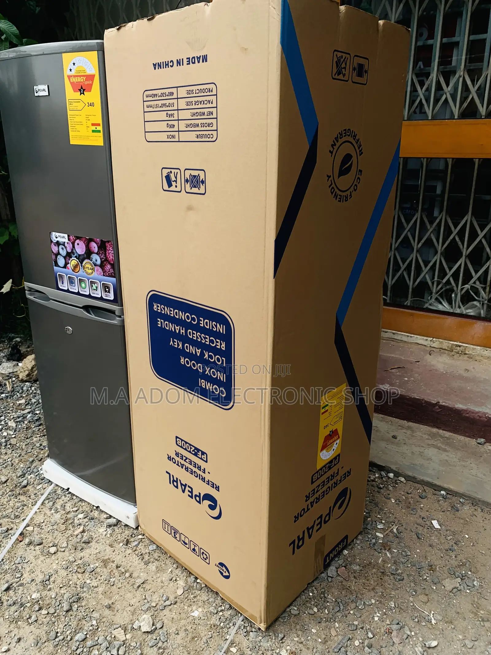 Best of Pearl 140L Bottom Freezer Refrigerator-Pf-200b