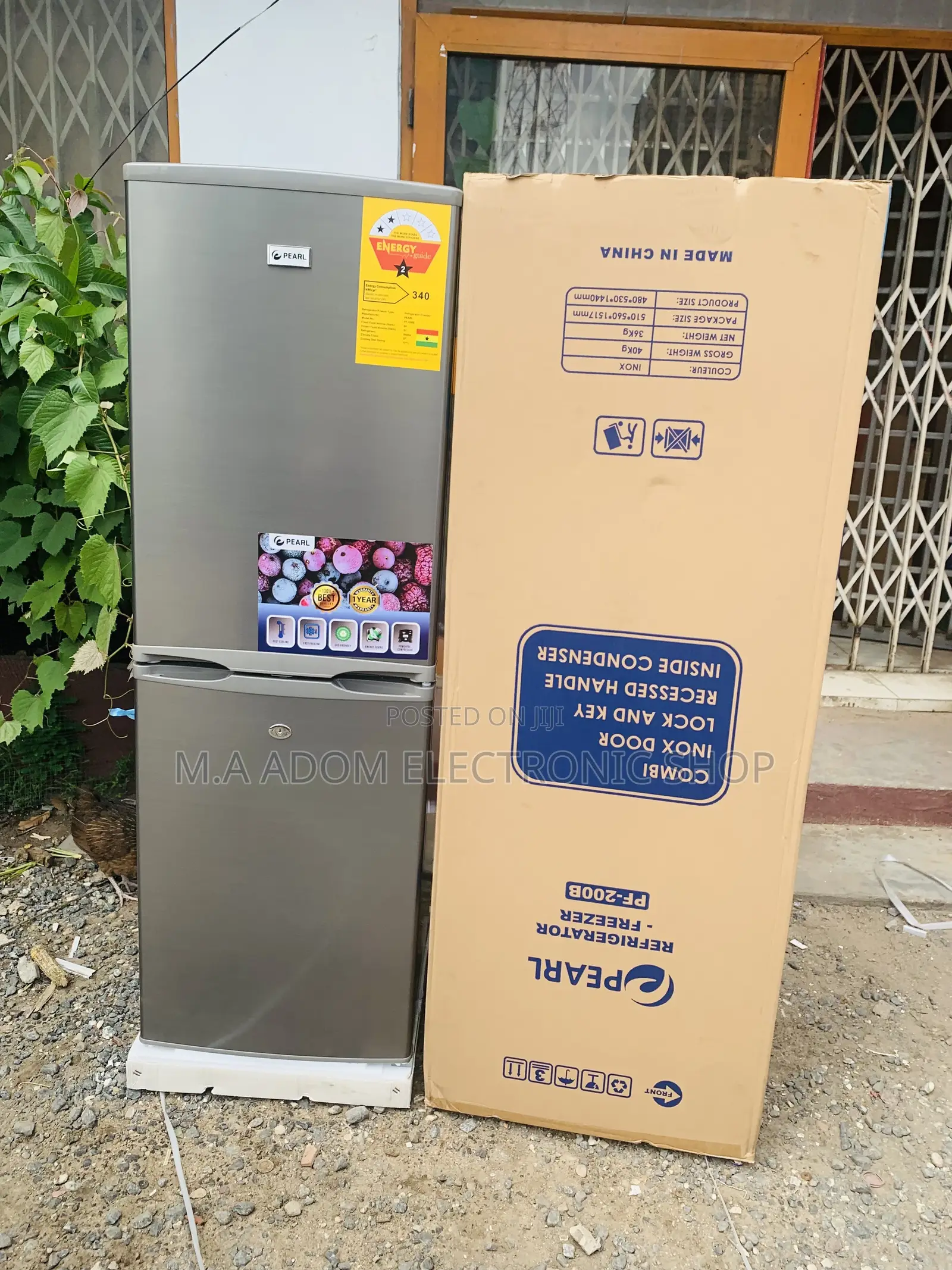 Acquire Pearl 140L Bottom Freezer Refrigerator-Pf-200b