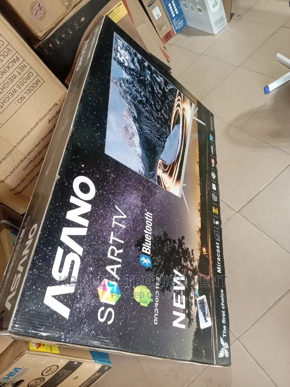 Asano 65" Smart Uhd+Bluetooth