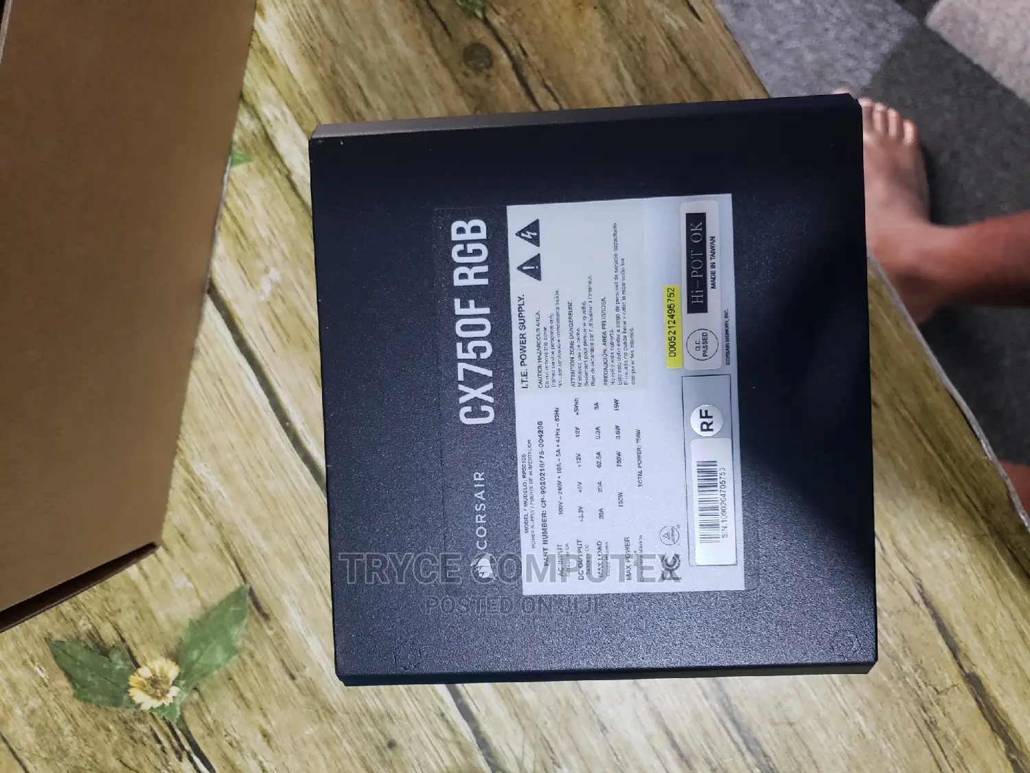 Corsair Cx750f Rgb, 750 Watt Power Supply