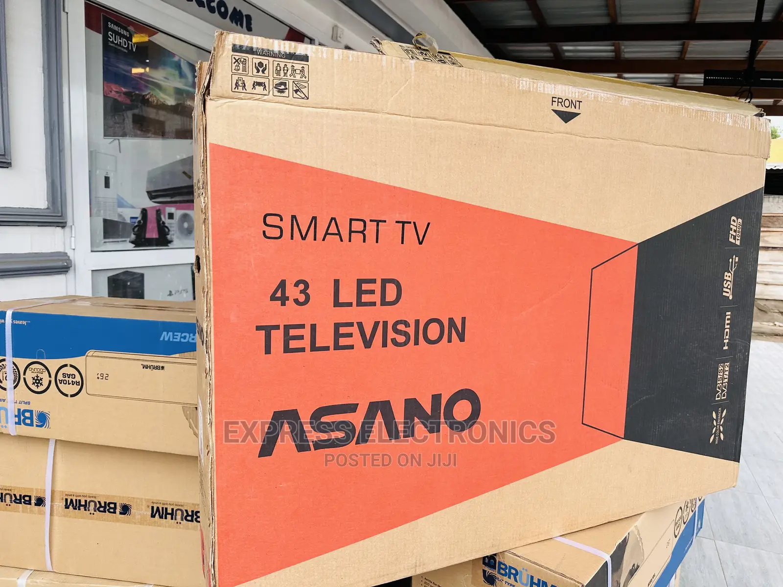 Asano 43”Smart Satellite Decoder FHD Tv 