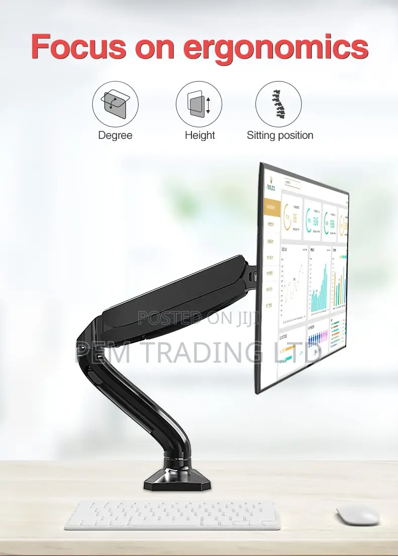 VESA DS90 Fully Adjustable Monitor Mount.