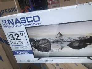 Nasco 32" Led Satellite Tv Hdmi Usb Movie Vga + Wall Mount