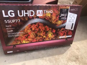 Ai Thinq LG 55"Inch Uhd LED Smart Wifi Sat HDR Black TV