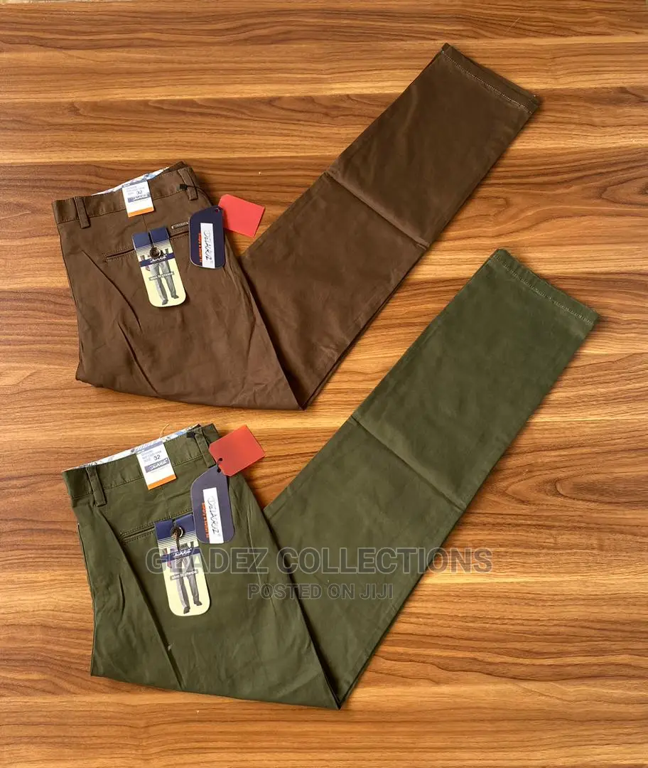 Stretchy Khaki Trouser Available