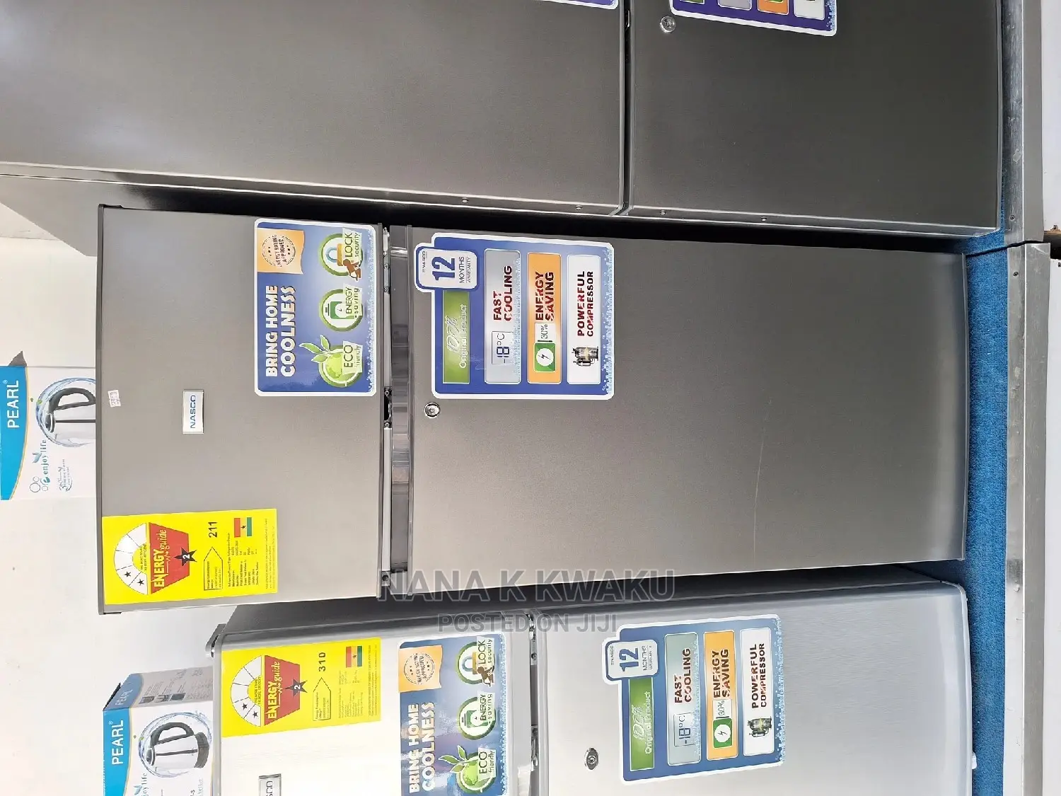 *Best_nasco Nasf2-28 Double Door Fridge