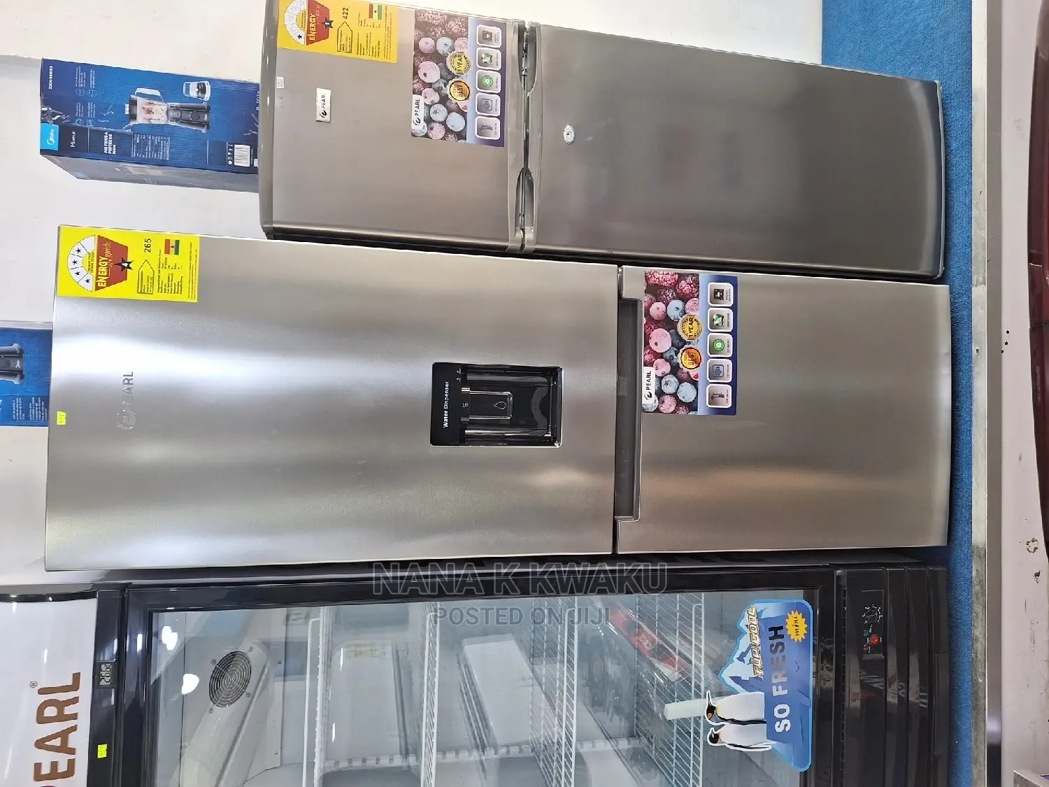 Come For_pearl Pf405 Double Door Fridge