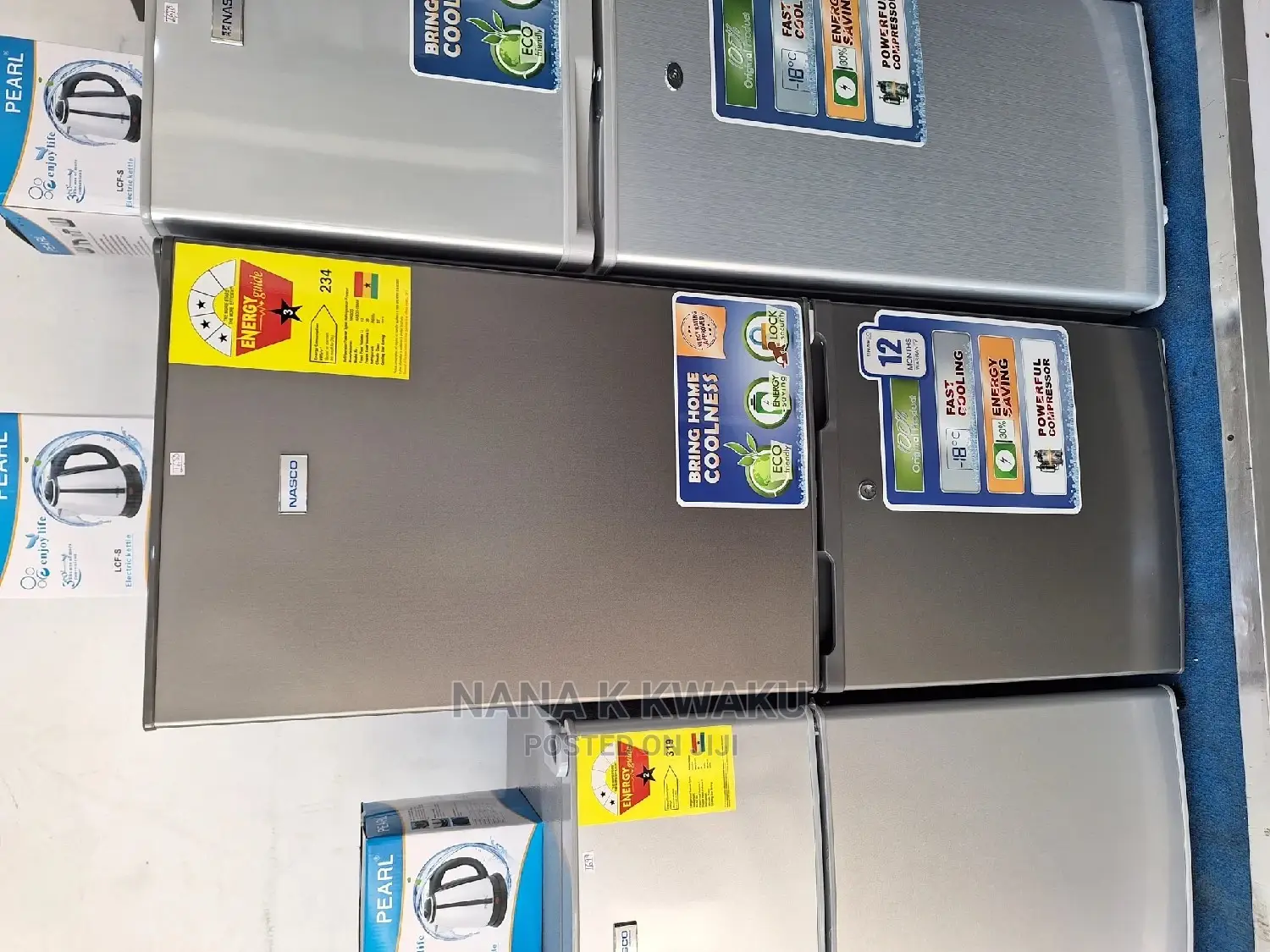 Cool_nasco Nas2-16 Double Door Fridge.