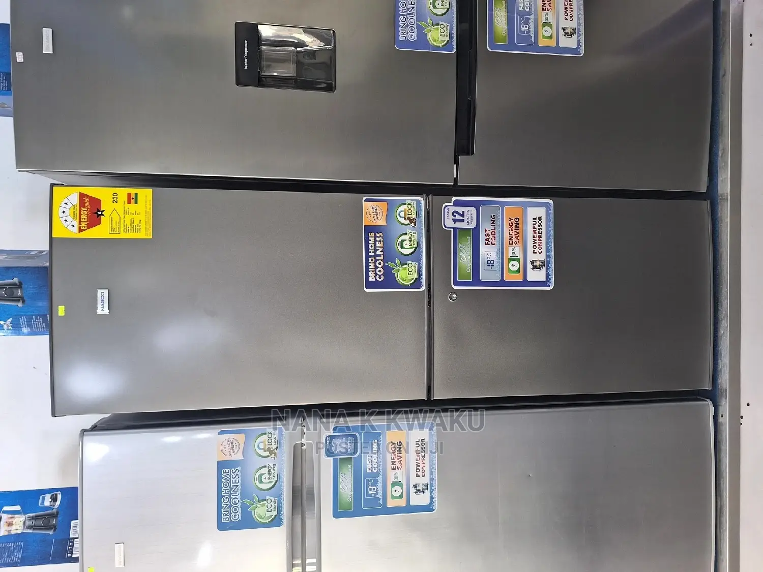 4 Freezer Side_nasco Nasd2-30 Double Door Fridge