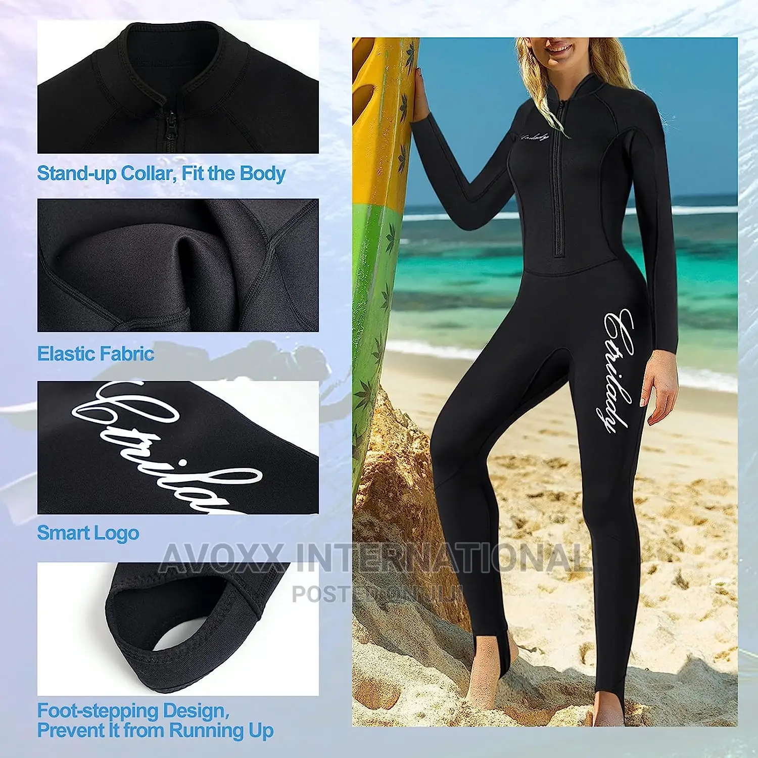 Ctrilady Wetsuit Women 1.5mm Neoprene Full Wetsuit/Xx Large