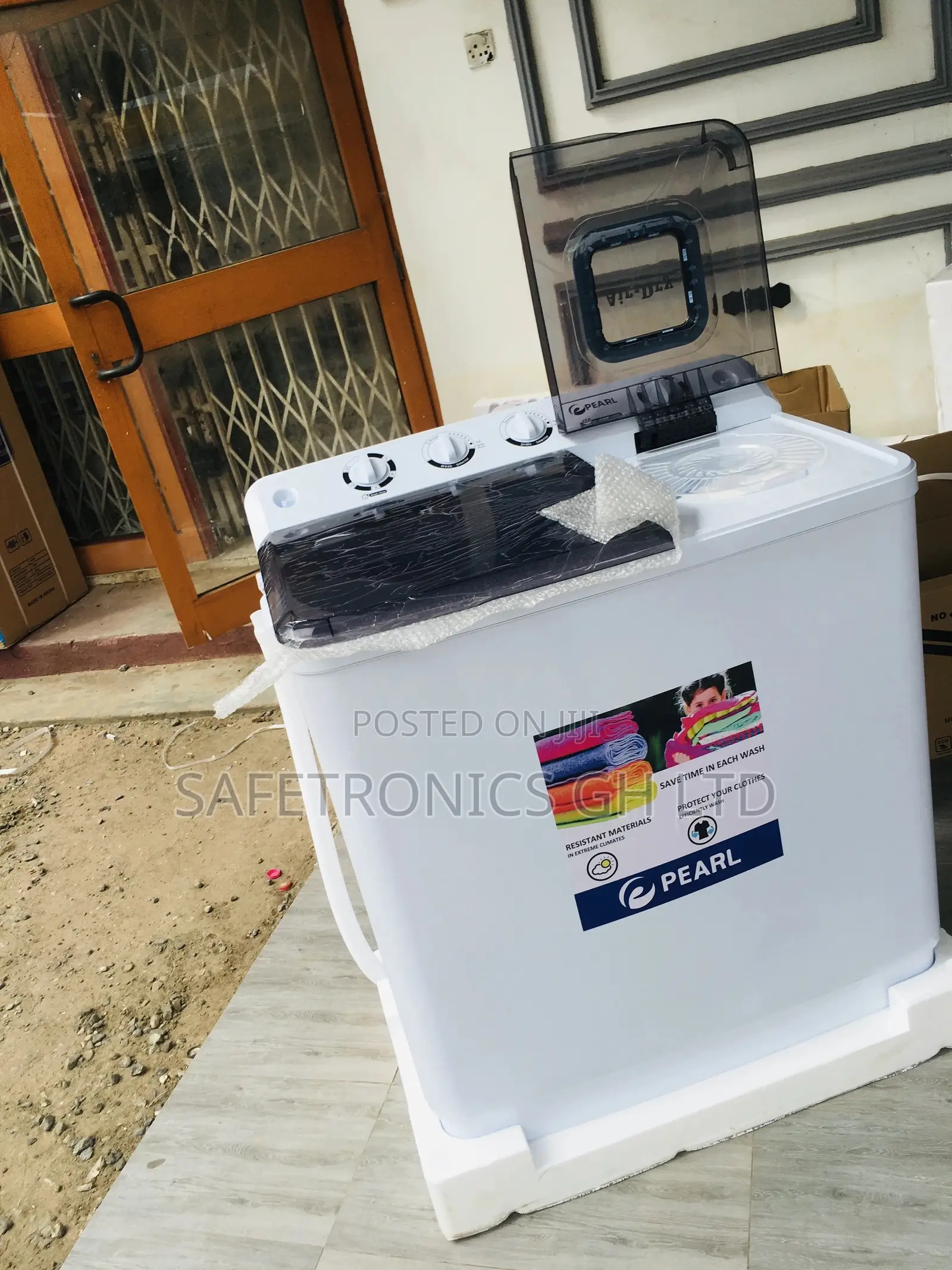 Semi-automatical Pearl Washingmachine 12kg Twintub
