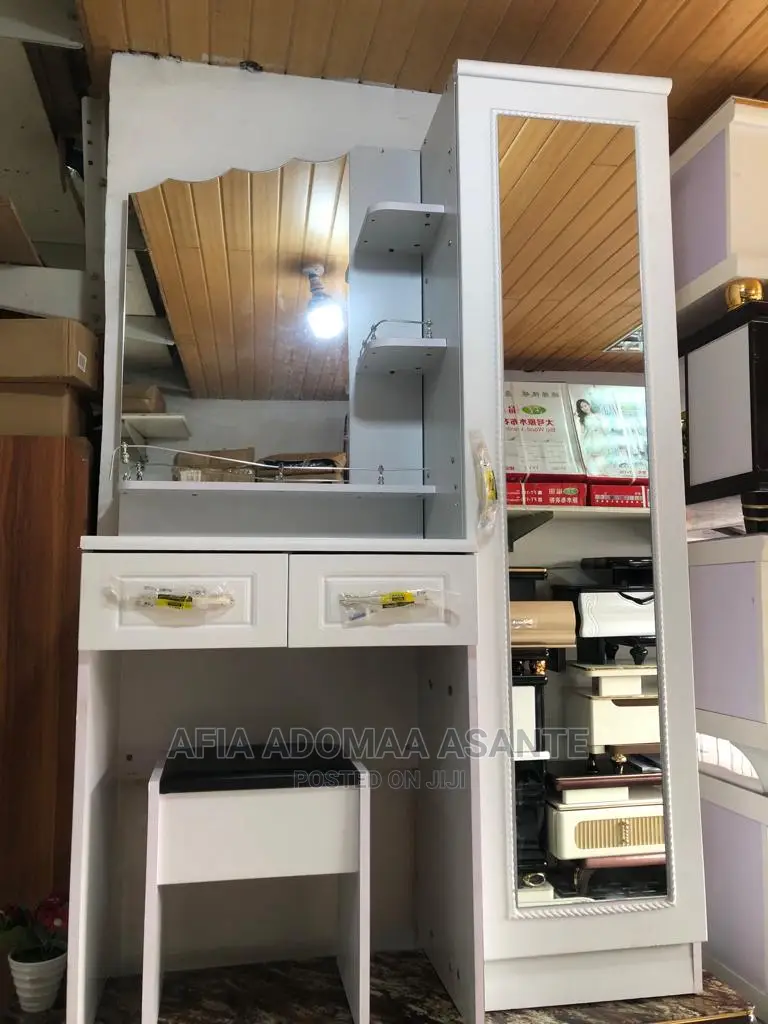 Elegant Dressing Mirror Table With Wardrobe in Accra Metropolitan