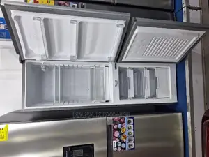 N2-24 Nasco Nasd2-24 Double Door Fridge With Bottom Freezer