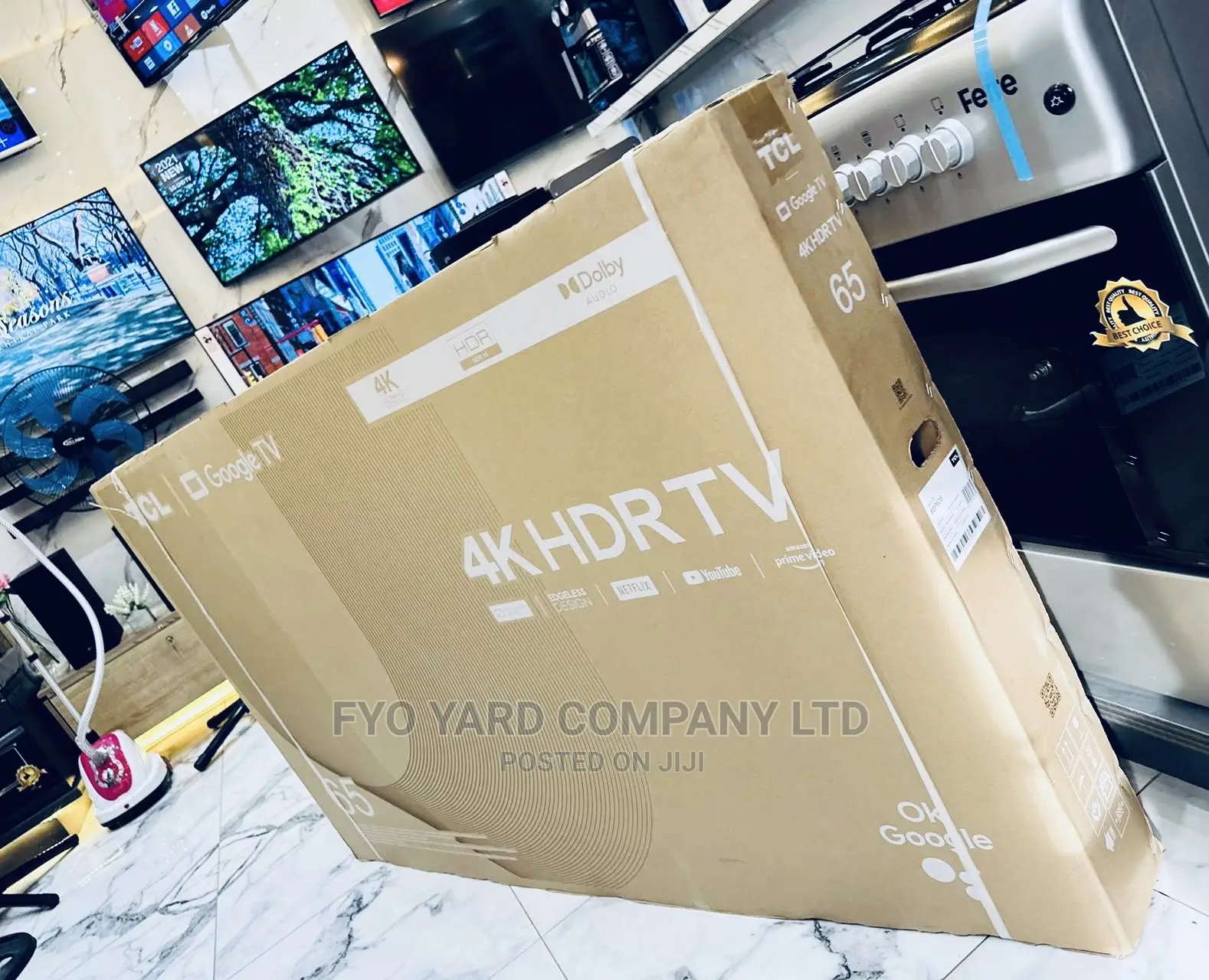 TCL Giant Screen 65 Inch Ultra Hd Android Smart Tv"