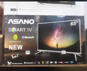 Japan Brand| 65" Asano Smart Android Uhd4k Tv|Bluetooth 2025