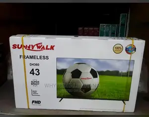Sunnywalk 43" Full Hd Led Tv| In-built Decoder| Satellite| Usb| Hdmi