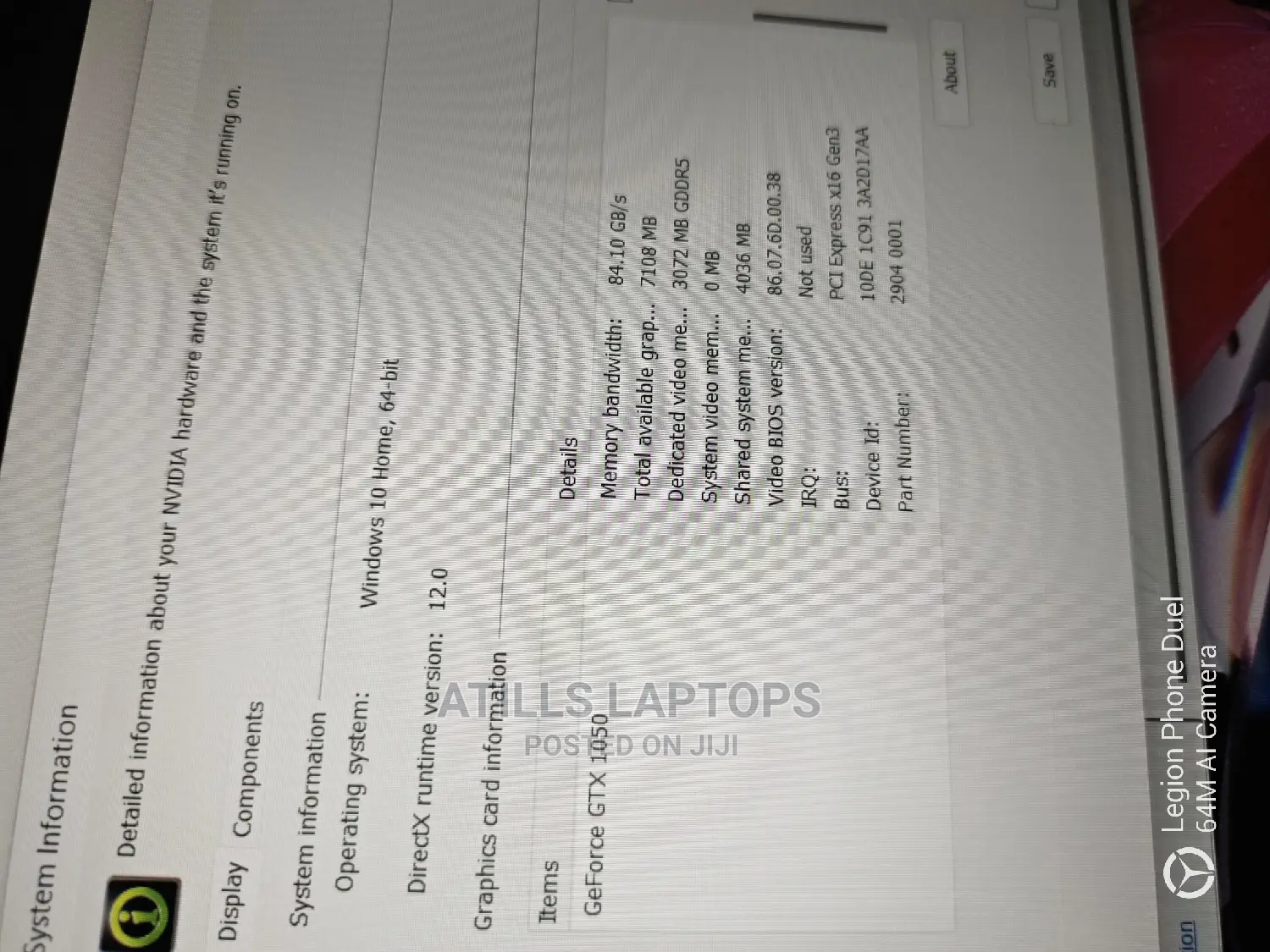 New Laptop Lenovo Ideapad Gaming 3 16GB Intel Core I5 SSD 512GB