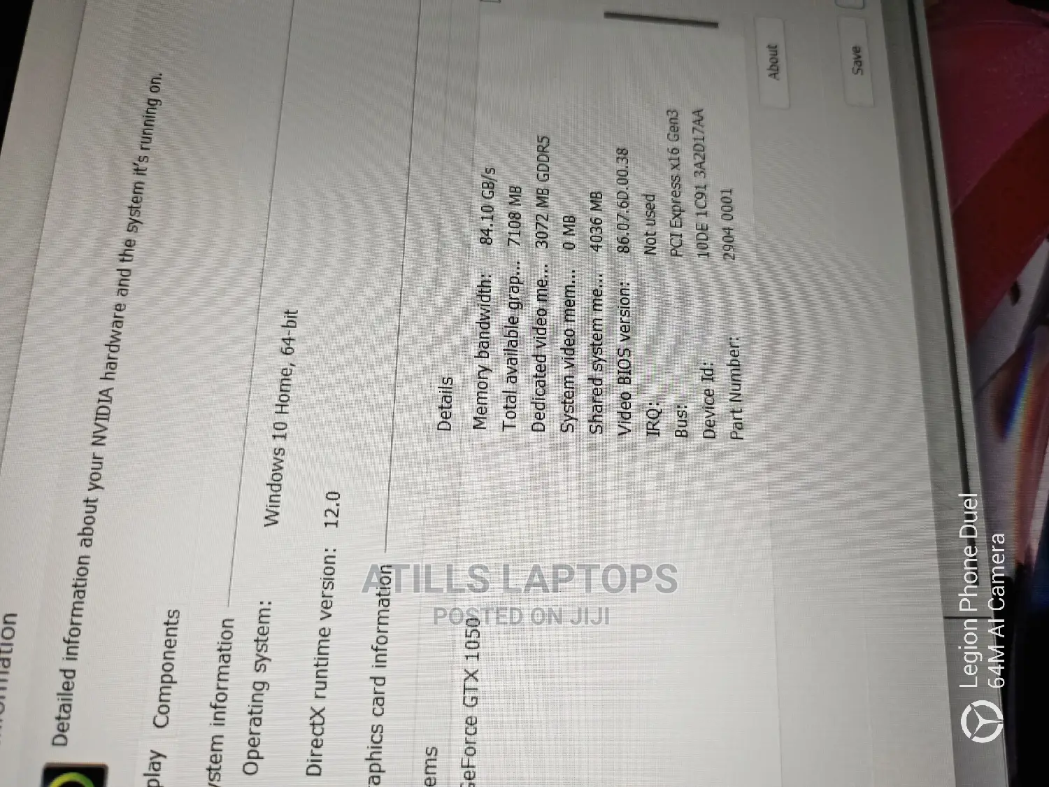 New Laptop Lenovo Ideapad Gaming 3 16GB Intel Core I5 SSD 512GB