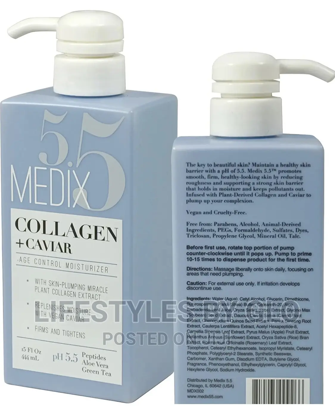 Medix 5.5 Collagen Peptide + Clavier Lotion Anti-Aging
