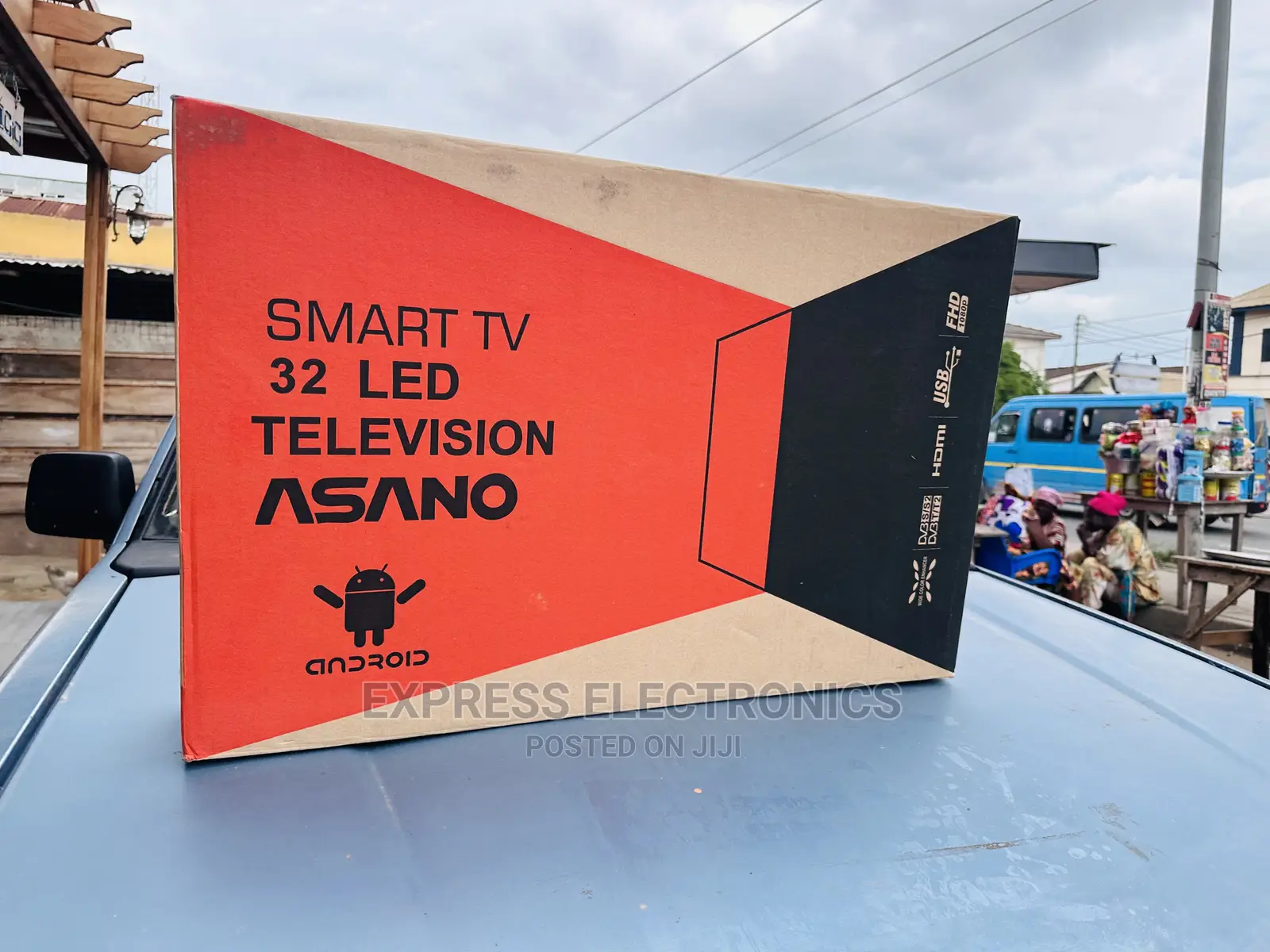 FHD Smart Satellite Inbuilt Decoder 32”Asano