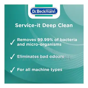 Dr.Beckmann Service-It Deep Clean Washing Machine Cleaner,