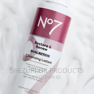 NO7 Restore Renew DUAL ACTION Cleansing Lotion  