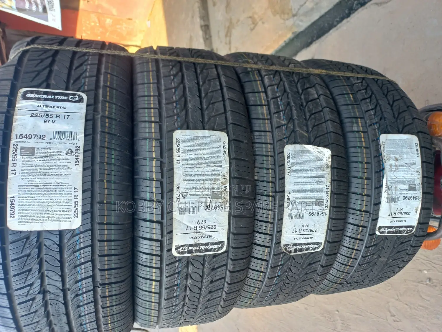 GENERAL 225/55r17 Tyres Available.