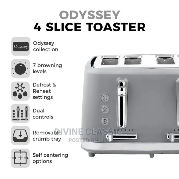 Tower Odyssey 4 Slice Toaster