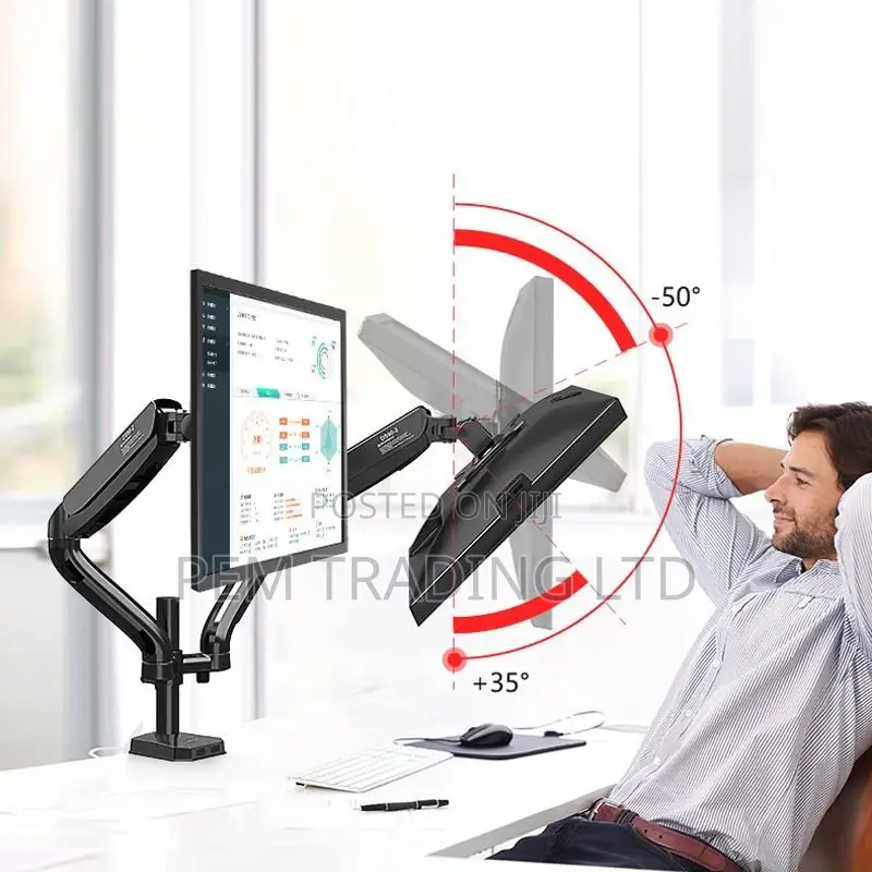 VESA Ds90-2 Dual Monitor Arm Bracket / Desk Mount