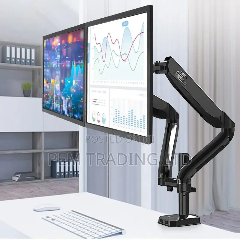 VESA Ds90-2 Dual Monitor Arm Bracket / Desk Mount