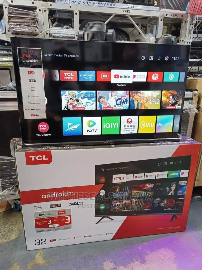TCL 32'' Smart Netflix Youtube Full HD 1080P Miracast LED TV