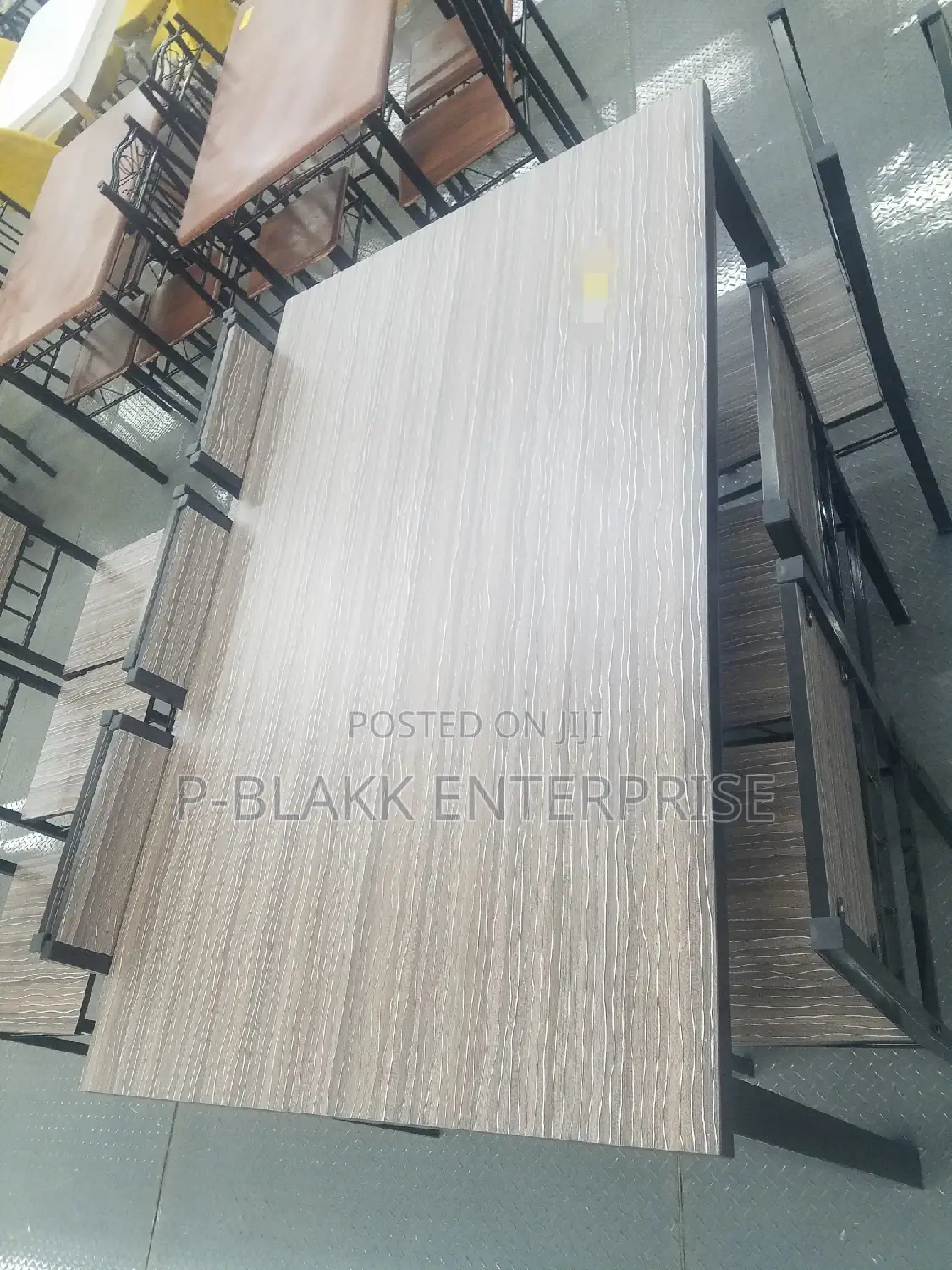 Wooden Dining Table With 6chairs