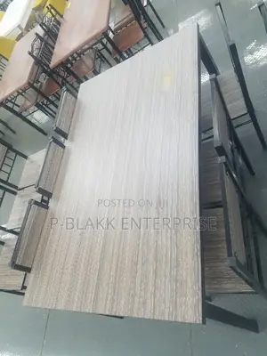 Wooden Dining Table With 6chairs