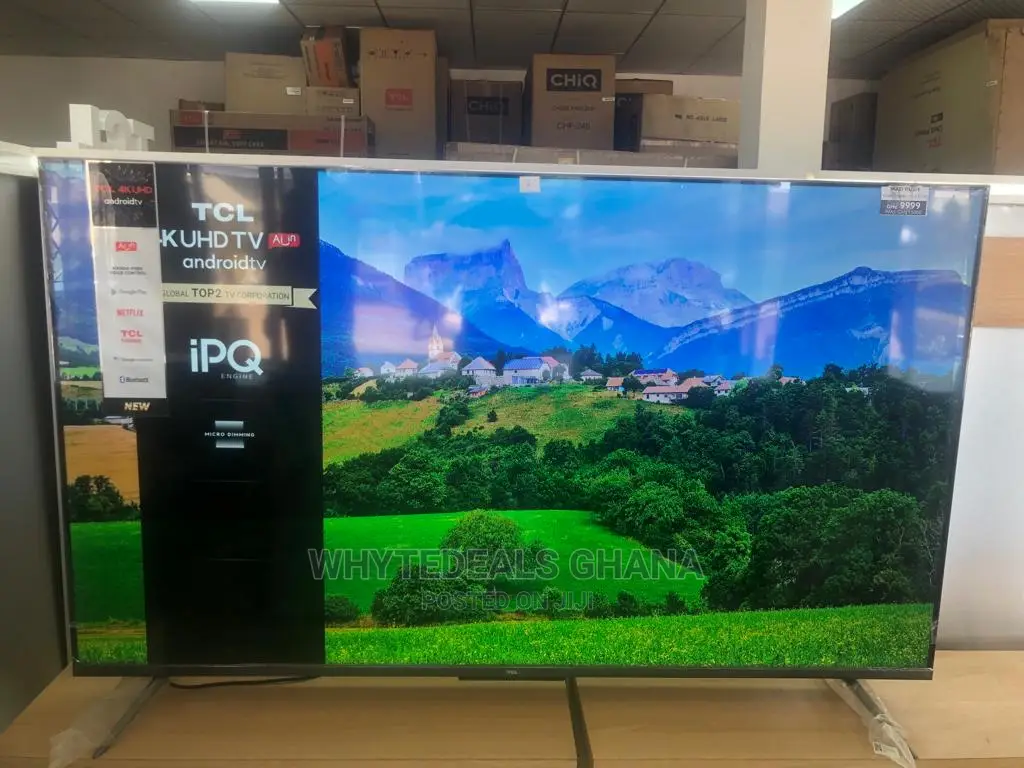 55” HDR Uhd Smart TCL Roku Bluetooth LED TV Netflix 2023