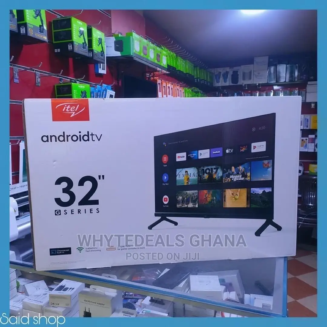 Itel 32'' Smart Android Inbuilt-Decoder Full HD LED TV 2024