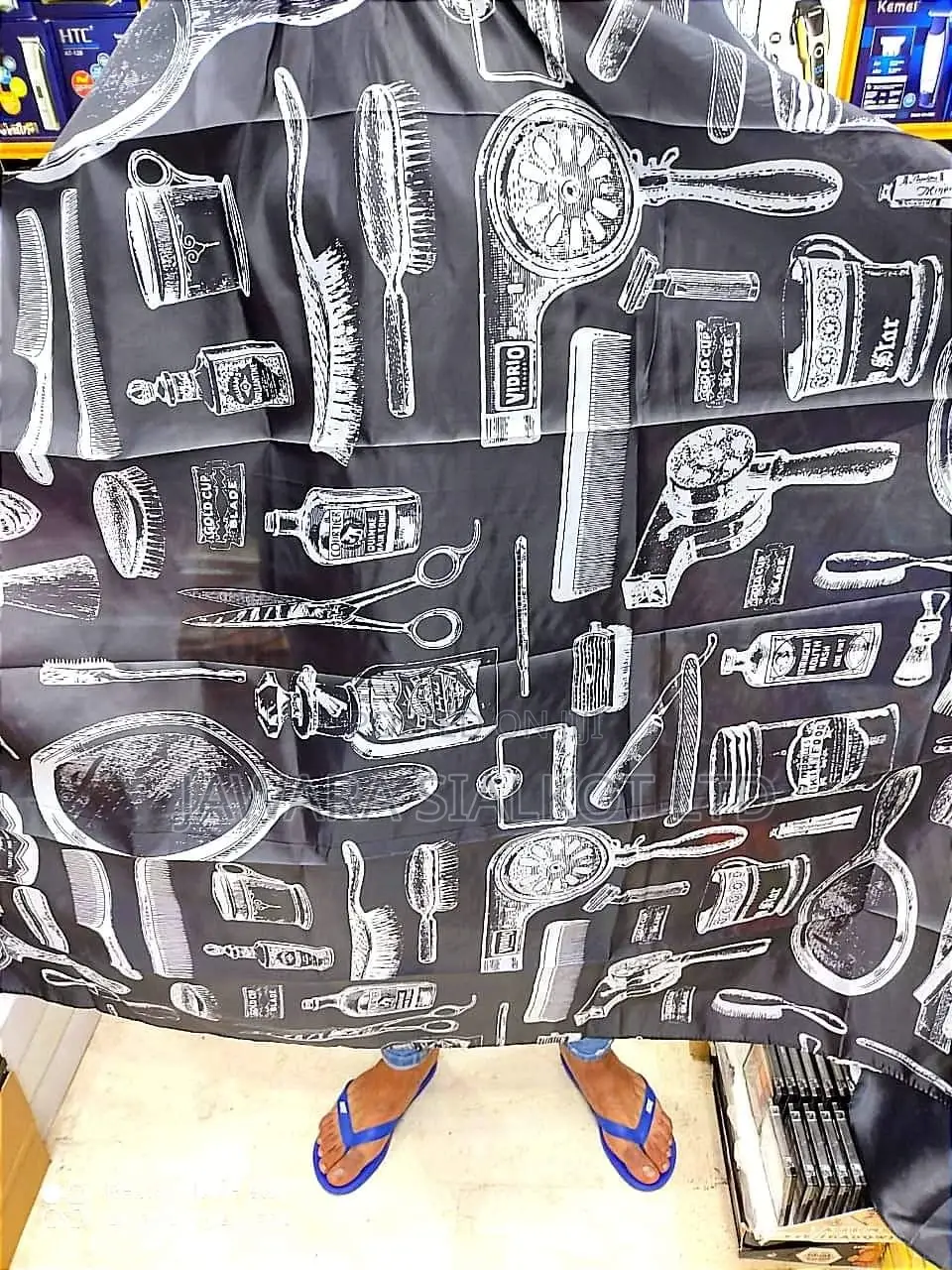 Barber Apron Capes Black Color
