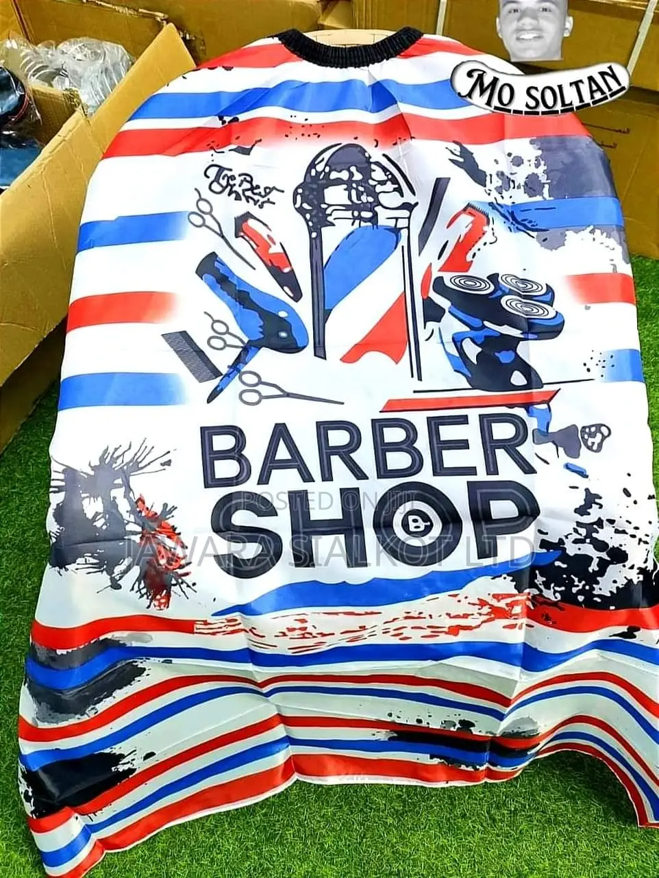 Barber Apron Capes Black Color