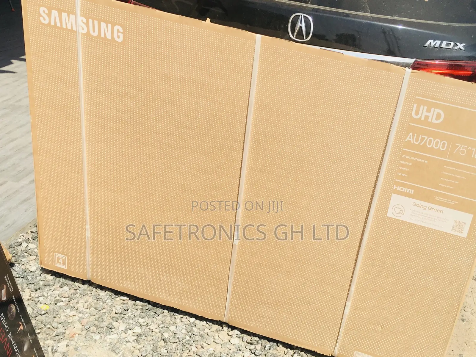 Adjustable 75 Inches Glossy LED Samsung UHD Crystal Tv 