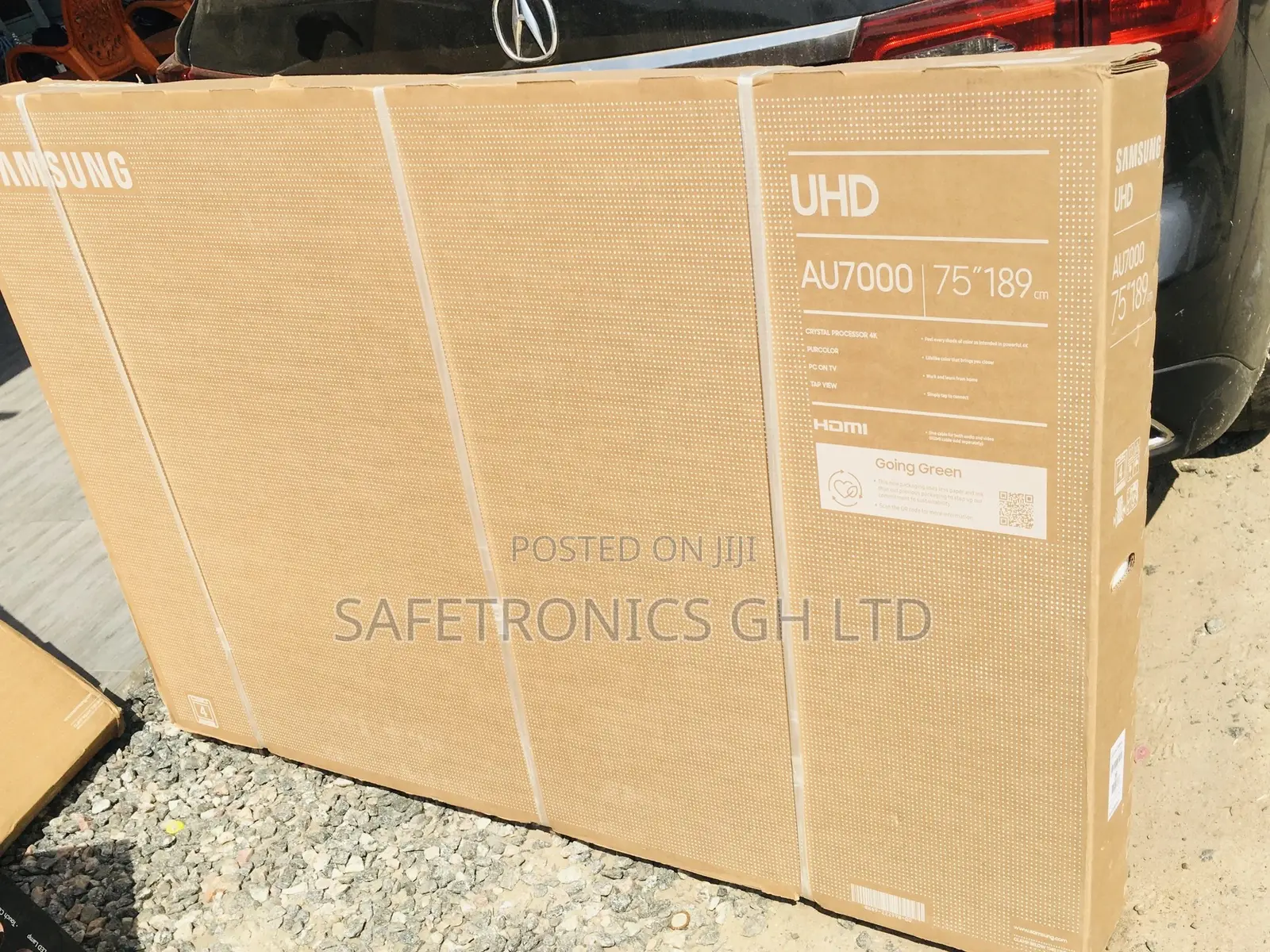 Extreme Samsung Au70 LED UHD Glossy 75 Inches Crystal Tv