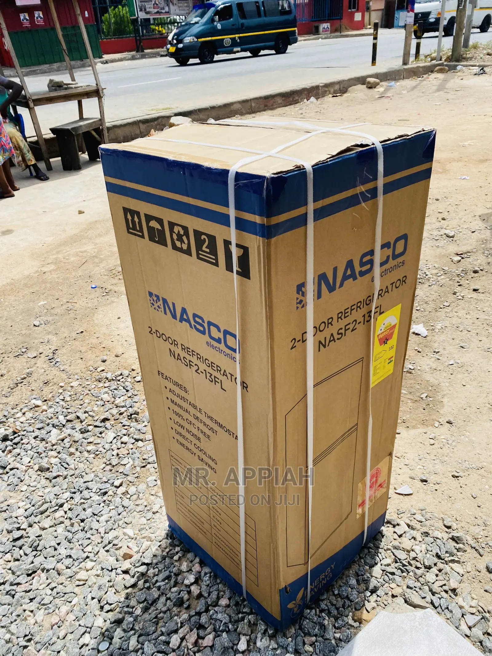 Authentic Nasco 2 Door Refrigerator Nasf2-13fl