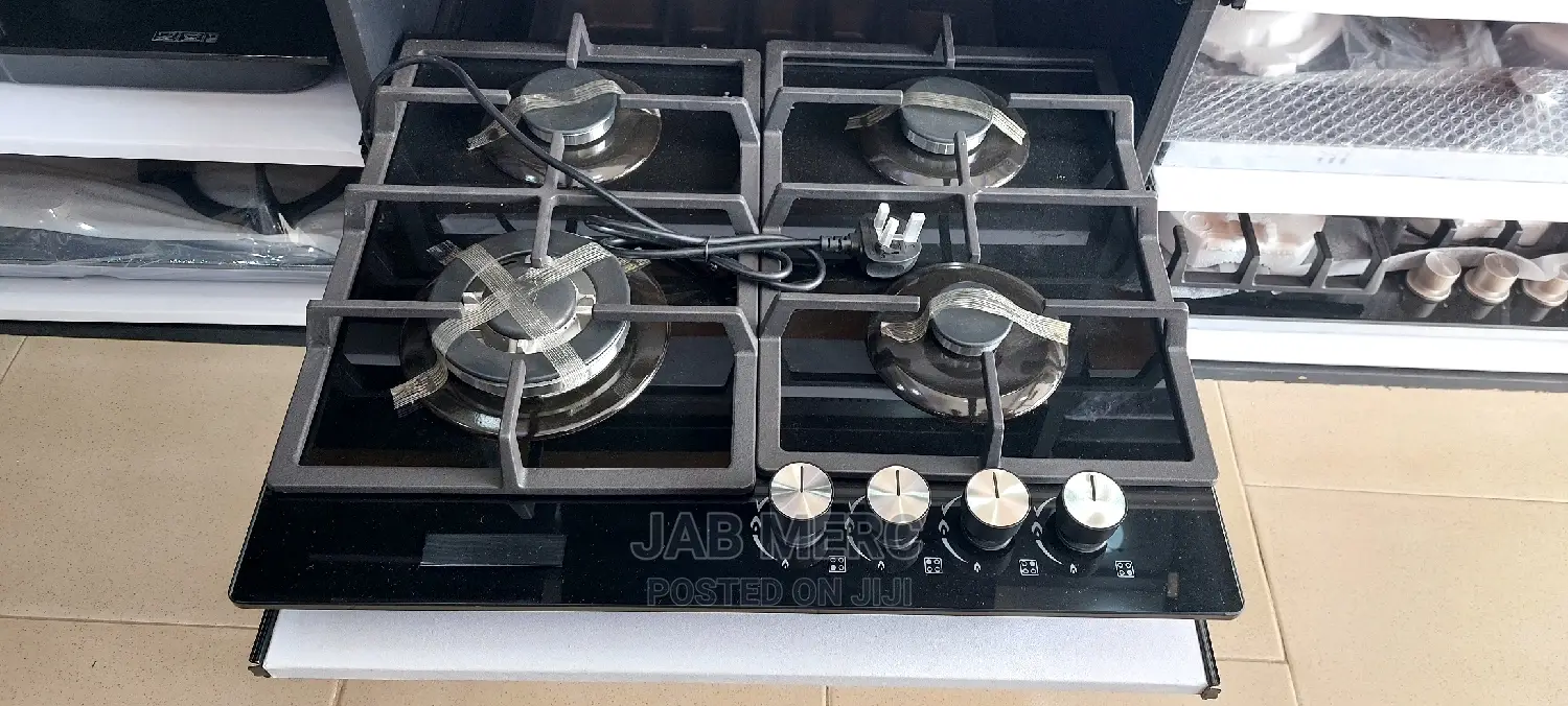 4 Burners Gas Hob Cooker on Glass Cooktop Built in Cooker Quality