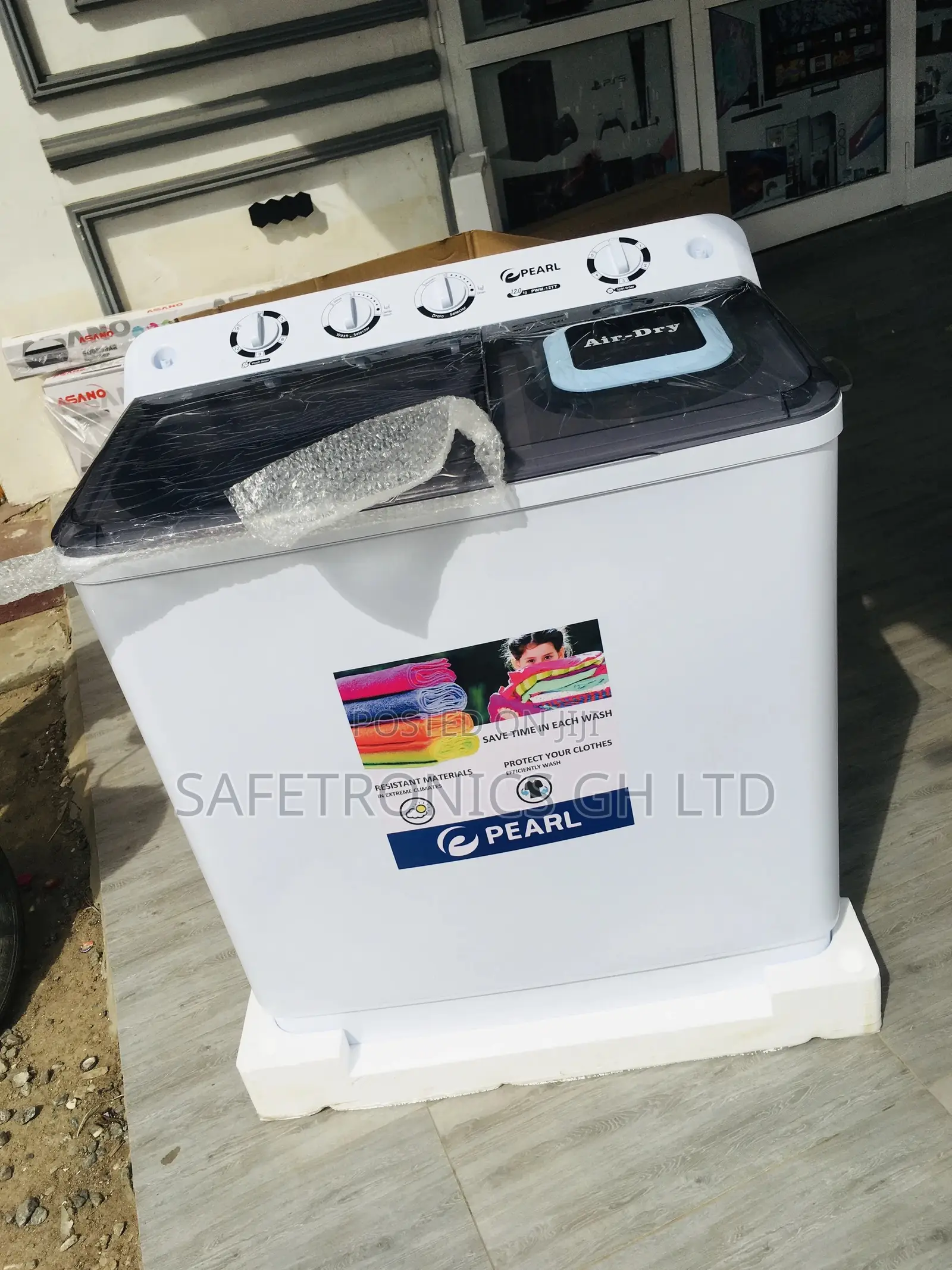 Grab Topload Pearl Washingmachine 12kg Semiautomatic