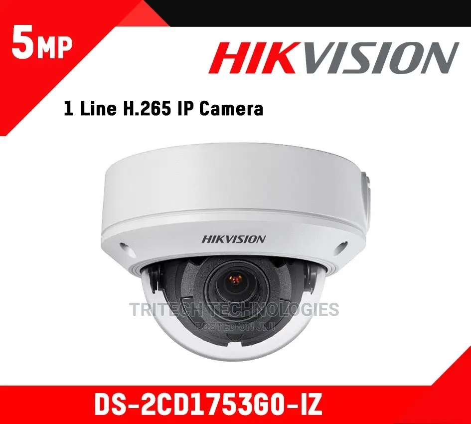 Hikvision Ds-2cd1753g0-1 (Z) 5mp Varifocal Dome IP Camera