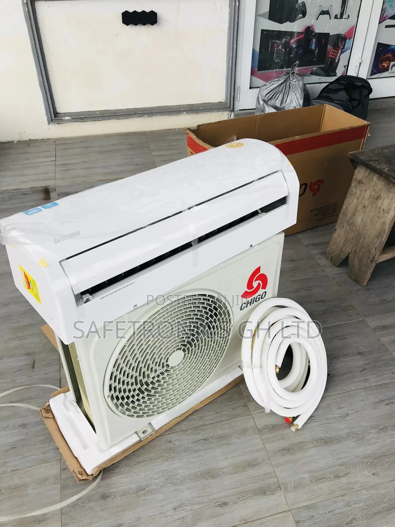 Chigo 1.5hp Airconditioner Anti-Rust Gas Split R410
