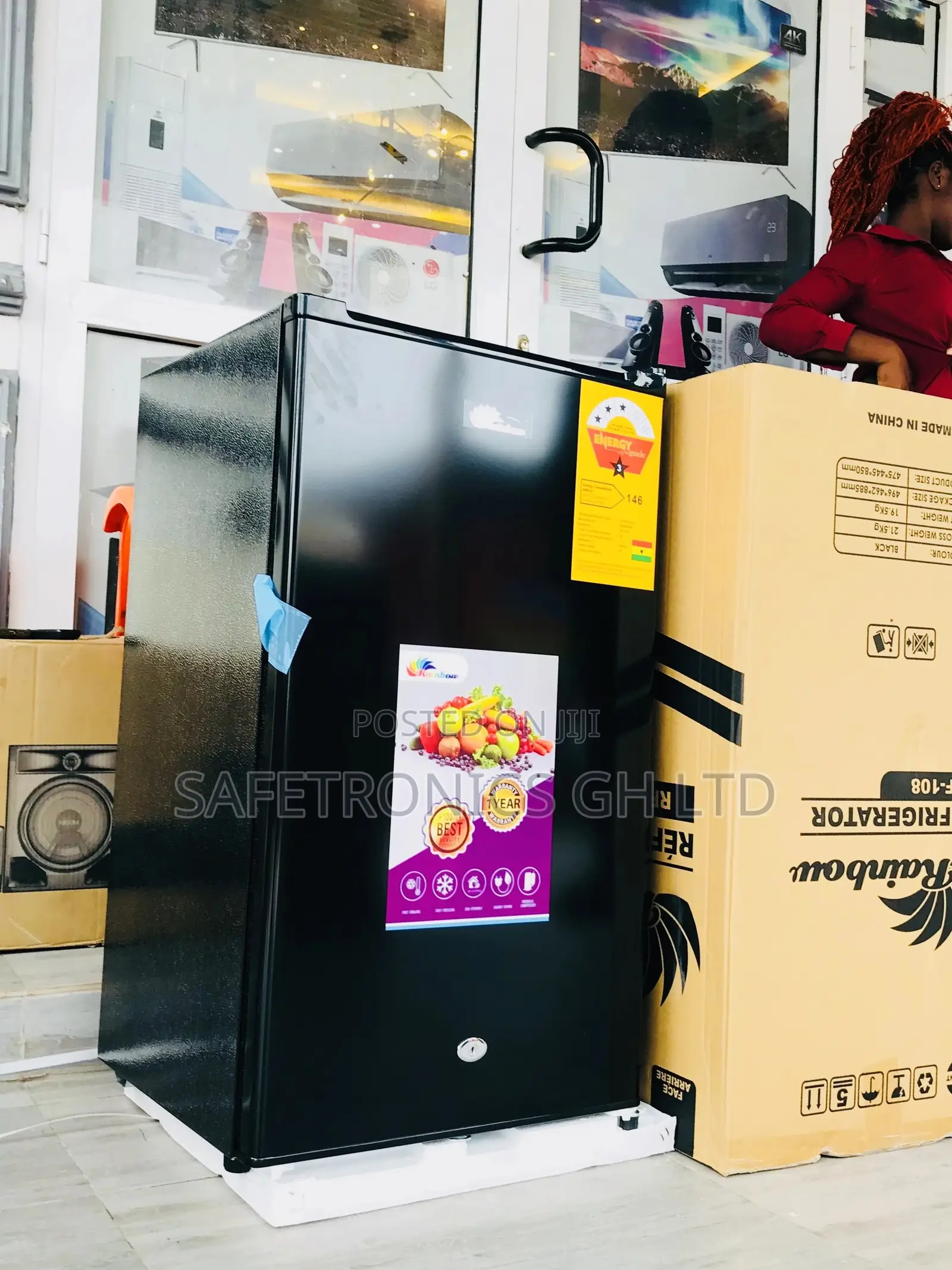 Rainbow  93liters Topfreezer Tabletop Singledoor